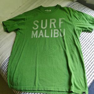 Mens Vintage Large Hurley Surf Malibu Tee